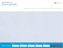 Tablet Screenshot of hotelplazaesplanade.com